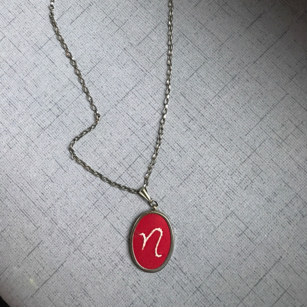 SOLD!!  “N" initial necklace