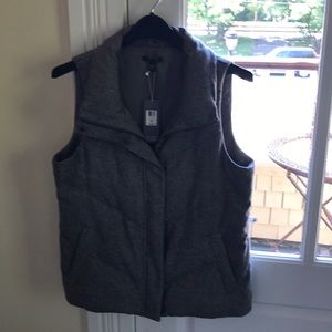 Eileen Fischer Donegal tweed down vest