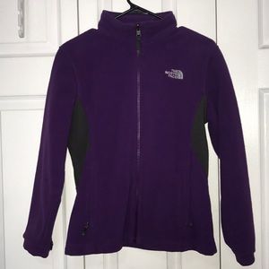 Purple North Face jacket