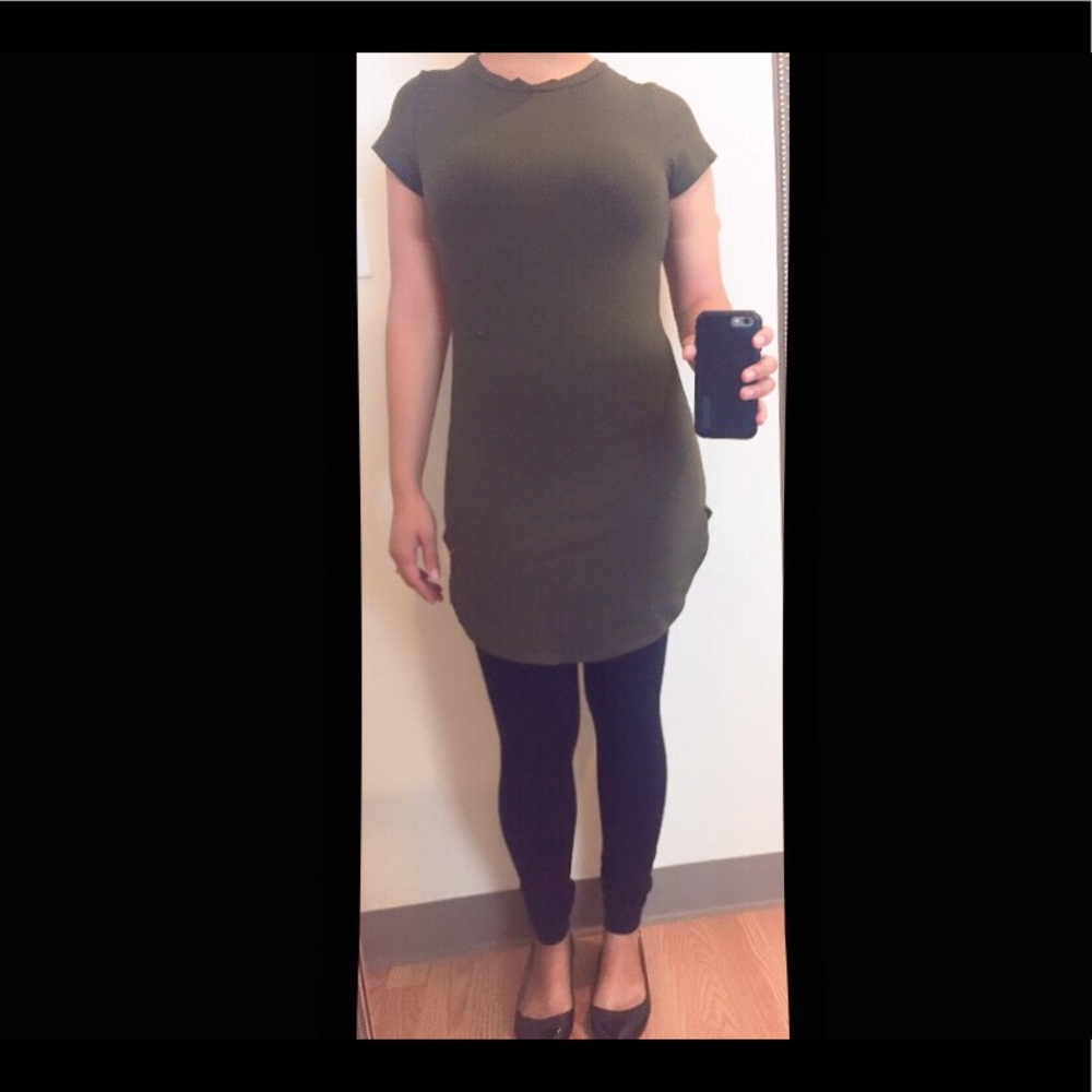 2-Pack: Long Jersey Shirts - Olive and Black