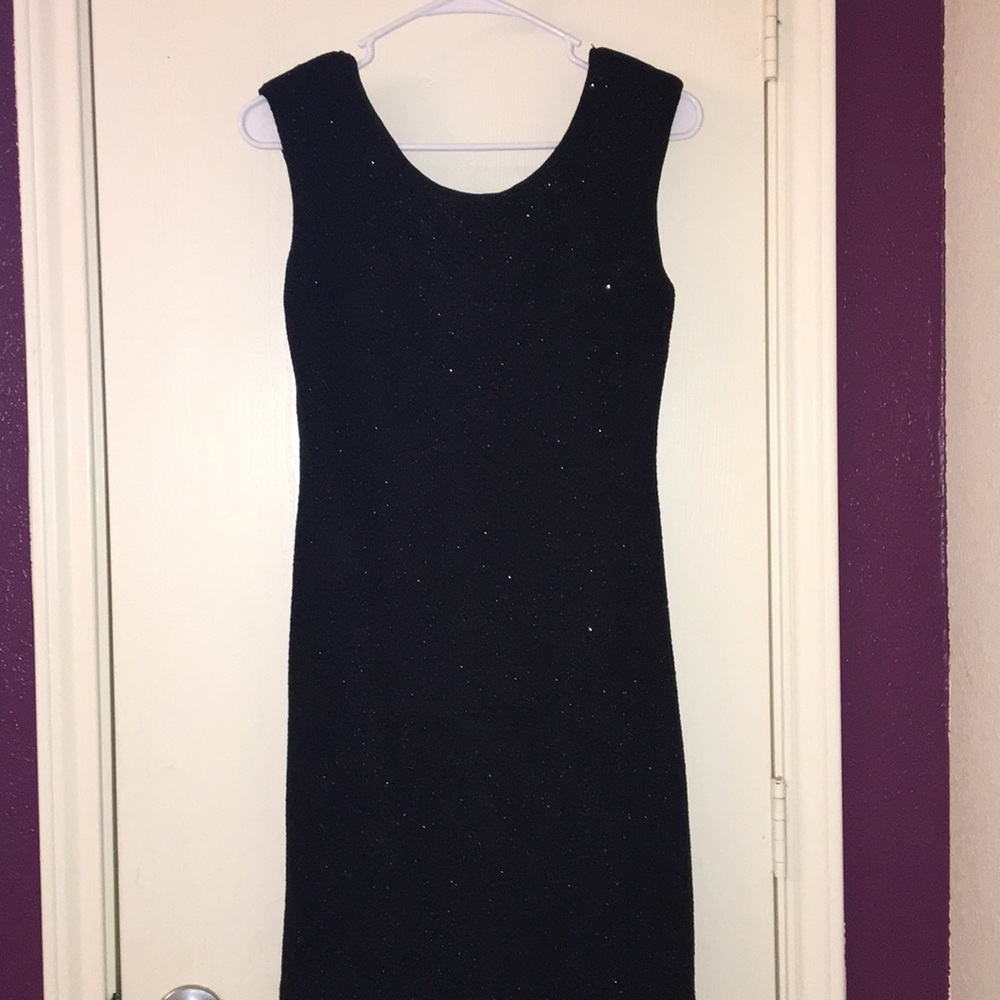 Sequin Black Dress