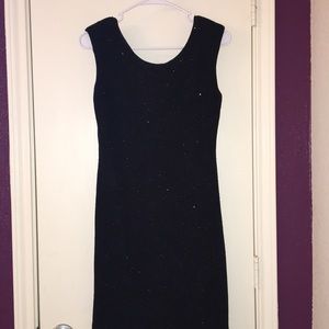 Sequin Black Dress