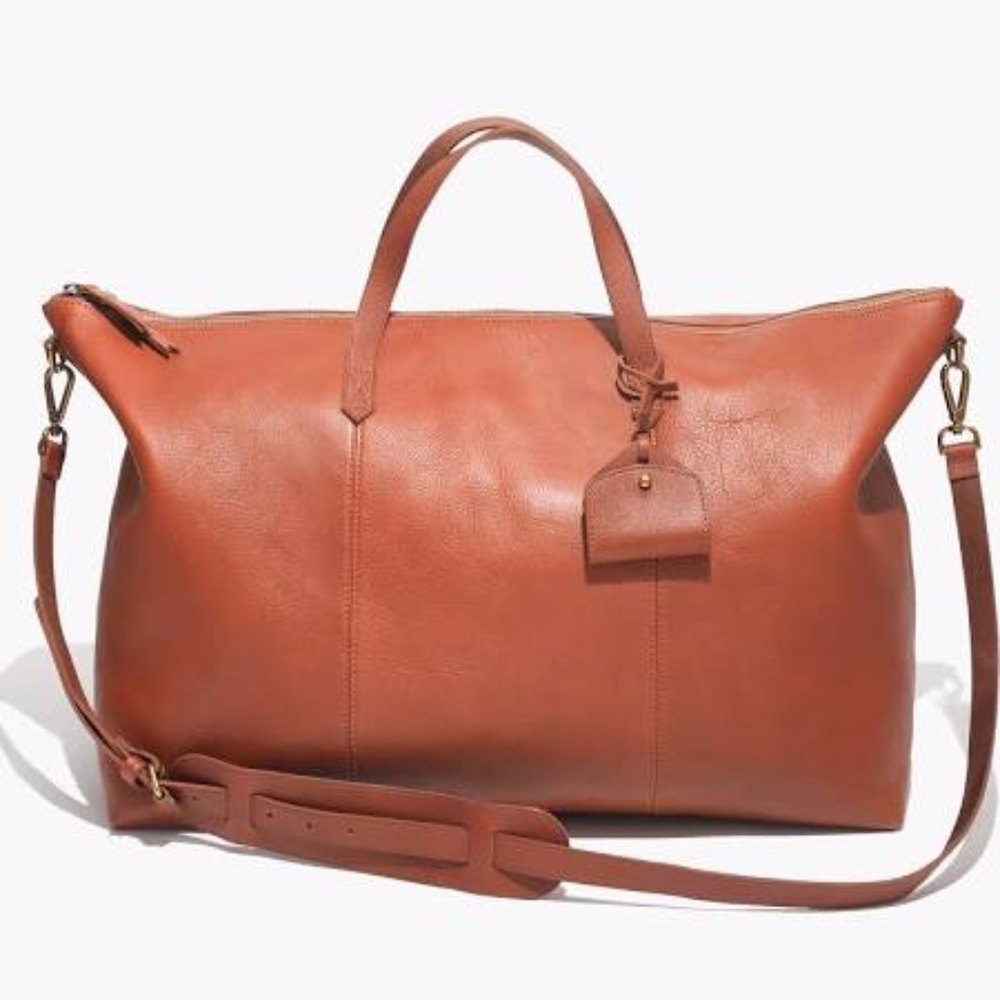 Madewell Transport Weekender - English Saddle