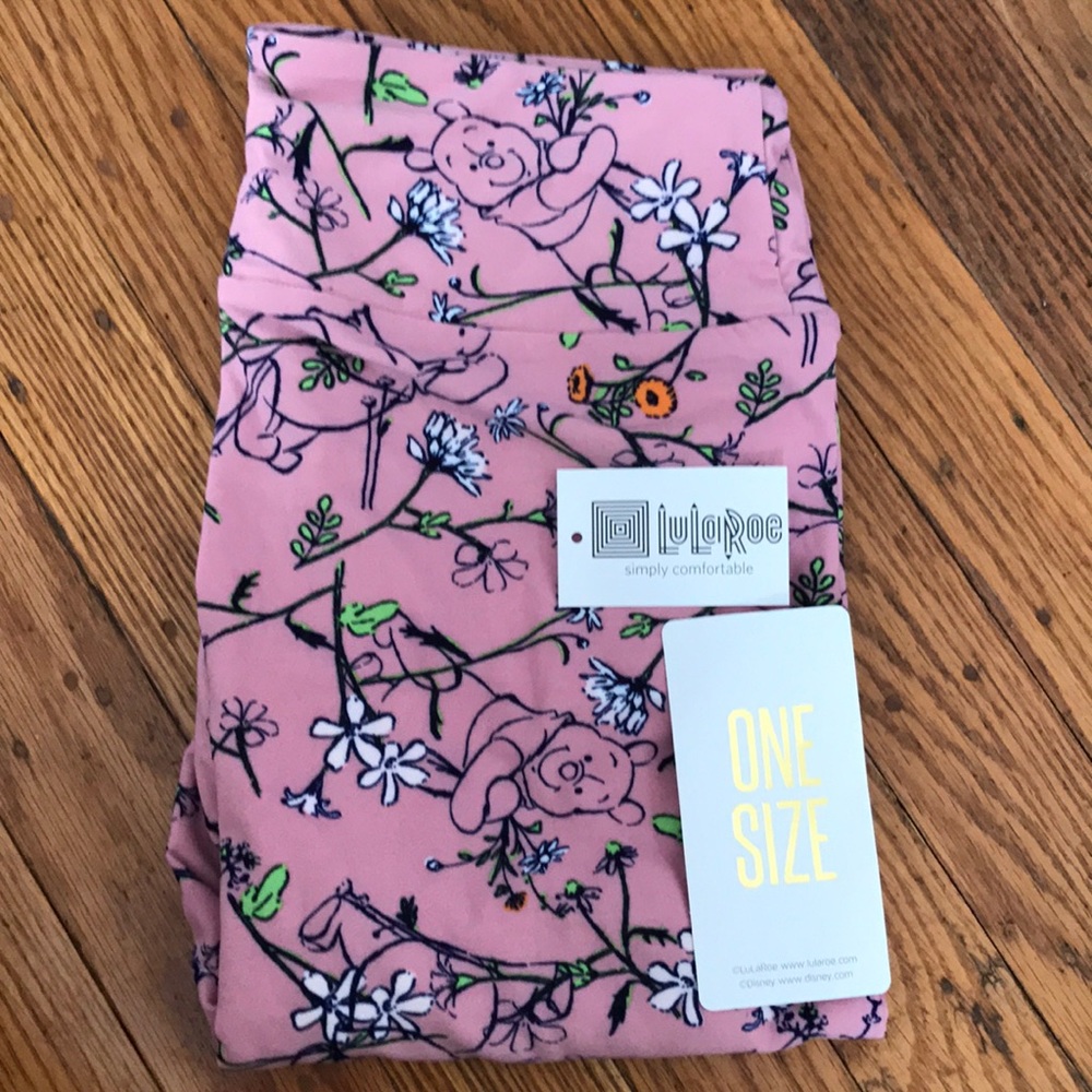LuLaRoe Disney NWT pink Winnie the Pooh!!! OS