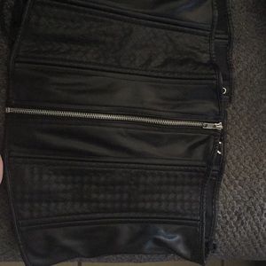 Under bust faux leather Corset style
