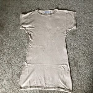 NWOT Tan/Cream Top/Mini Dress