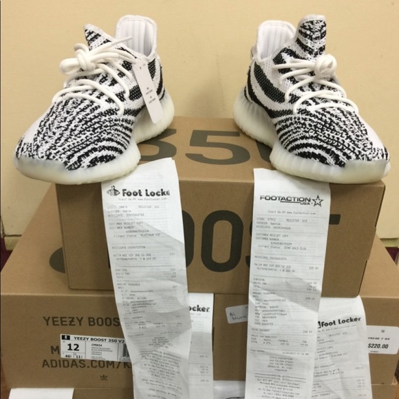 Yeezy 350 v2 zebra print main image 5