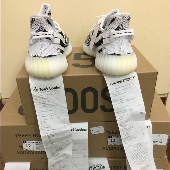 Yeezy 350 v2 zebra print main image 6