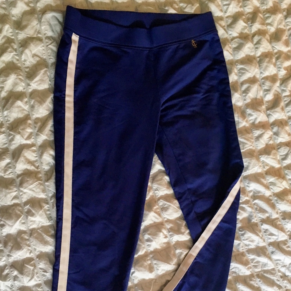 Juicy couture skinny leggings with racing stripe