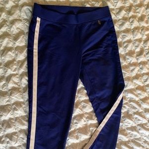 Juicy couture skinny leggings with racing stripe