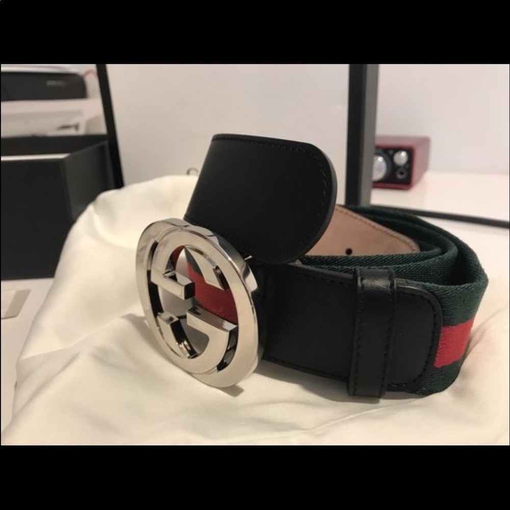 BRAND NEW Authentic Gucci Nylon Belt (32-34')