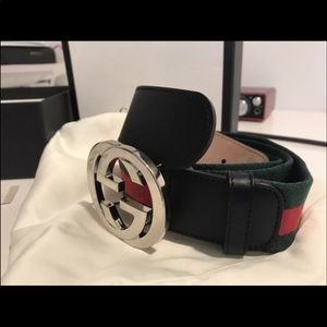 BRAND NEW Authentic Gucci Nylon Belt (32-34')