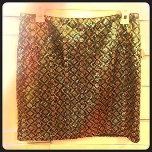 Banana Republic Sequined Skirt