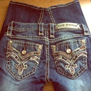 Rock revival jeans size 24