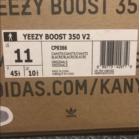 Adidas yeezy 350 v2 cream white main image 8