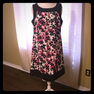 pink and black Jessica Howard dress