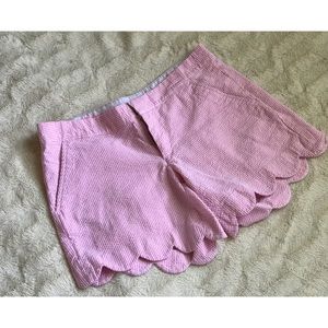 Lilly Pulitzer Buttercup seersucker shorts