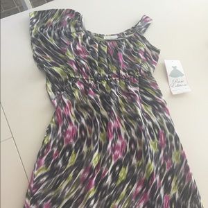 Rare editions biased shoulder dress