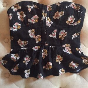 Kimchi Blue Peplum Crop Top