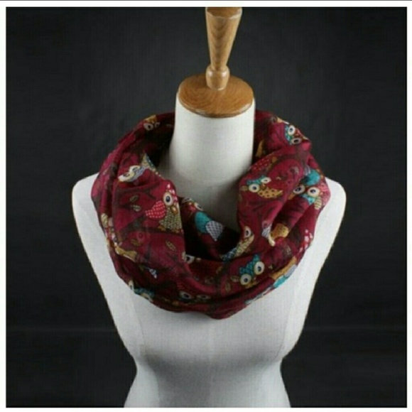 PRICE DROP!! Owl Infinity Scarf (1 left) - Picture 3 of 3