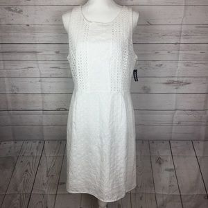 Old Navy White Sleeveless Dress