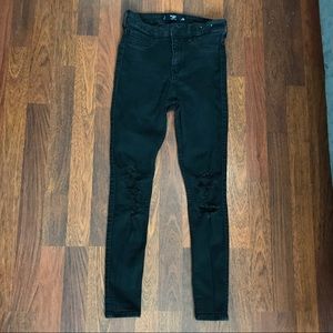 SOLD ON MERCARI High rise distressed skinny jeans