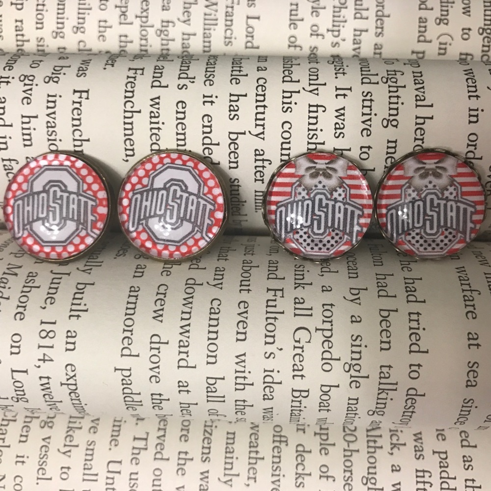 Ohio State University Vintage Inspired Earrings