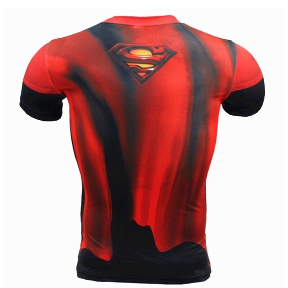 SALE Superman Dri Fit Compression Workout Shirt - Picture 2 of 2