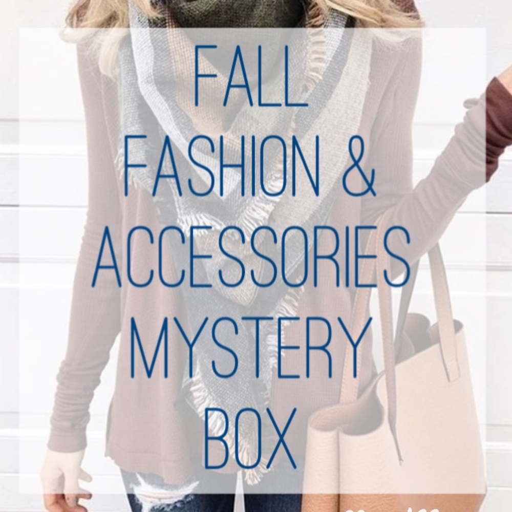 LOT - Mystery Box -- Fall Fashion & Accessories
