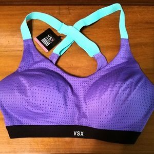 NEW Victoria's Secret VSX Sport Bra 32D Purple