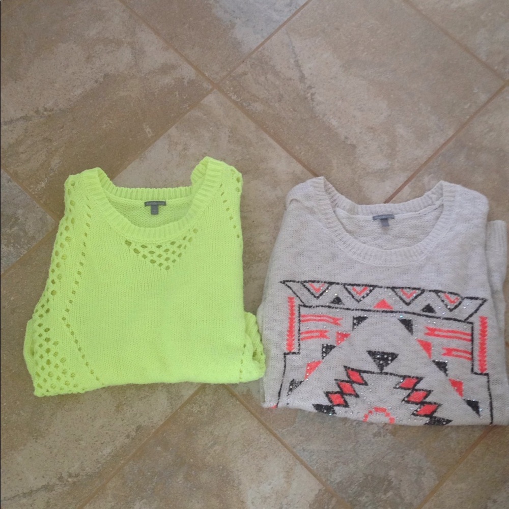 2 Charlotte Russe Sweaters