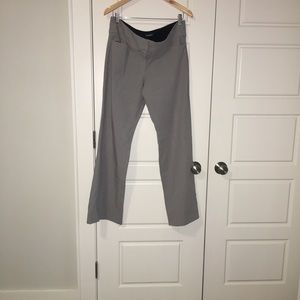 Express Editor Wide Waistband Dress Pants Stone 12