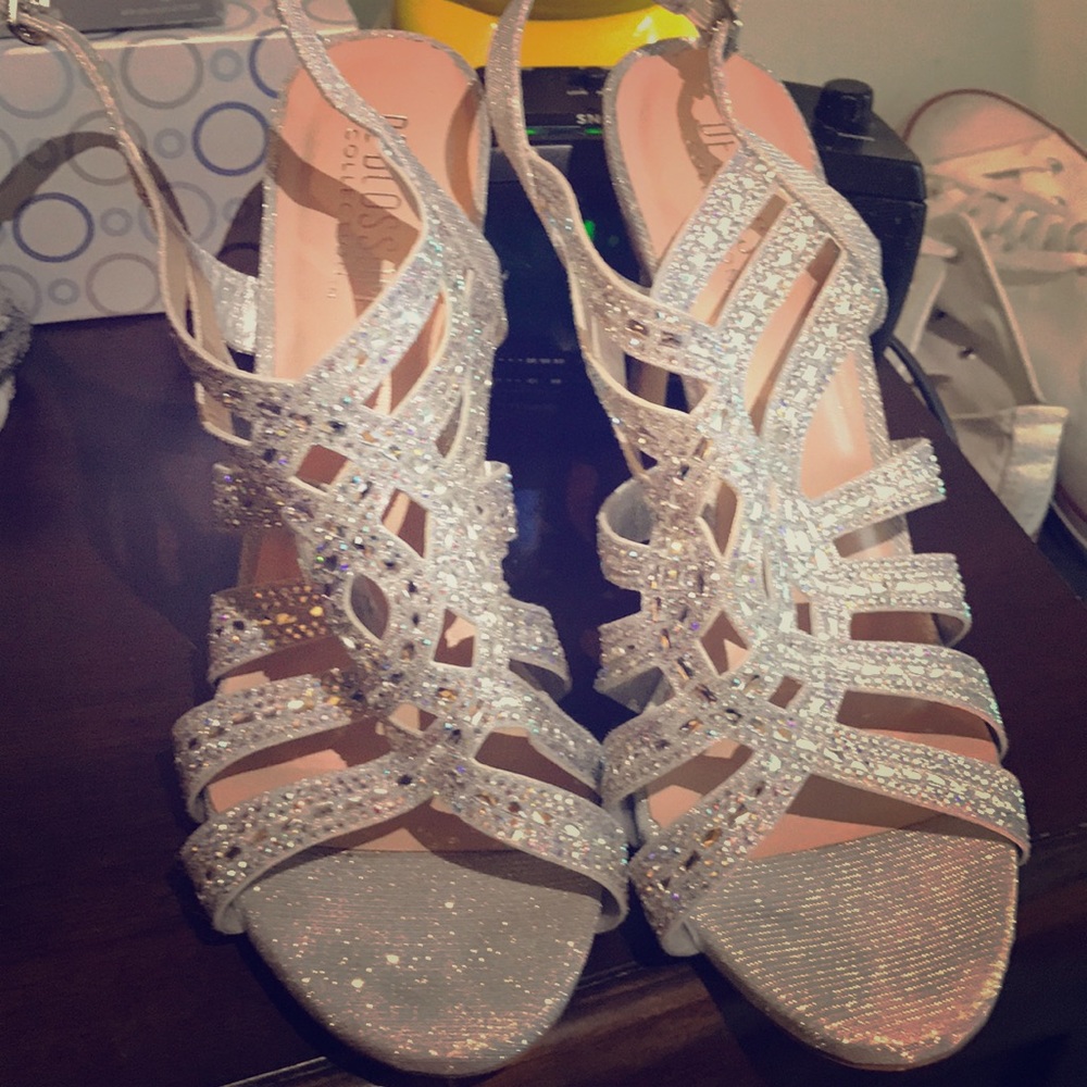 Silver heels