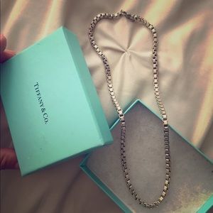 Tiffany & co box necklace
