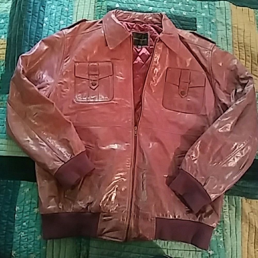 Leather jacket
