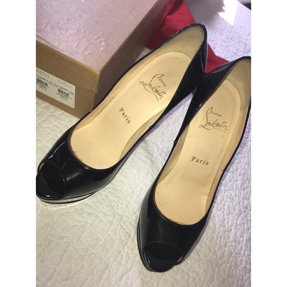 Lady Peep 150 Patent Calf