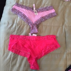 VS Pink Extra Low Rise Cheeksters