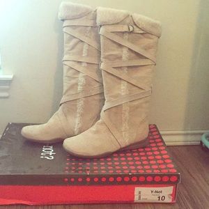 Y-Not Suede/fur Boots