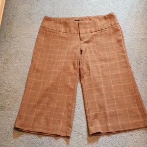 Plaid Capri Pants