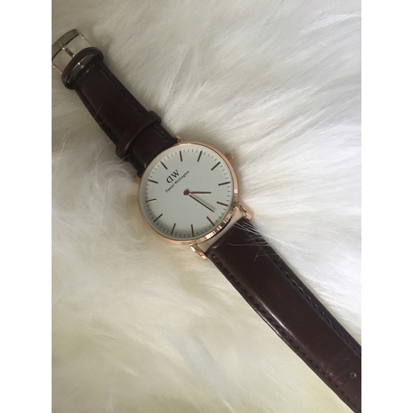 Daniel Wellington Accessories - Daniel Wellington 40mm Watch Brown Leather Bristol