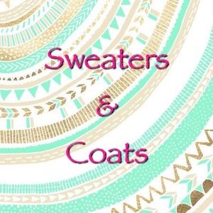Sweaters, coats, and blazers