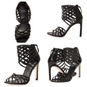 Stuart Weitzman Cajun Strappy Woven Sandal (NWT)