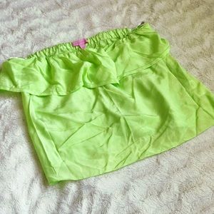 Never worn! Lilly Pulitzer strapless flowy top