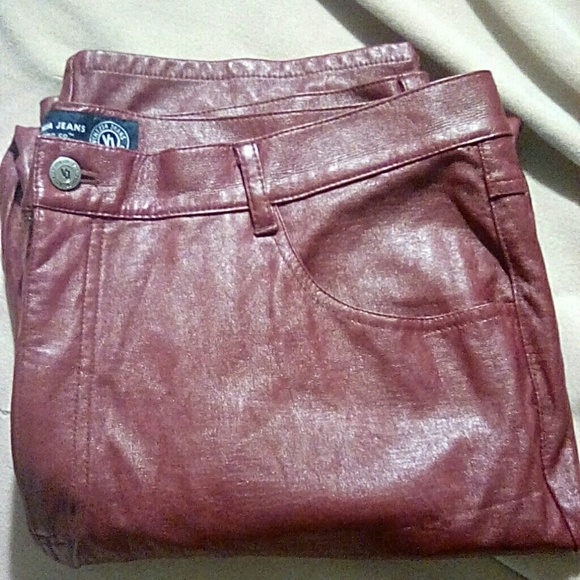 Faux Leather jeans - Picture 1 of 2