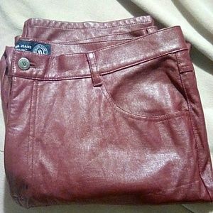 Faux Leather jeans