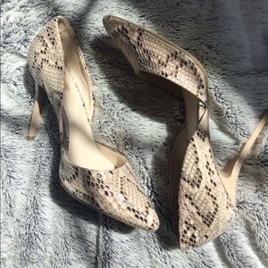 Faux snake skin Heels.      *PRICE IS FIRM