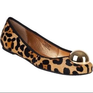 kate spade new york leopard ballet flats sz 6.5
