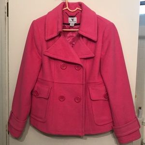 Pink Pea coat