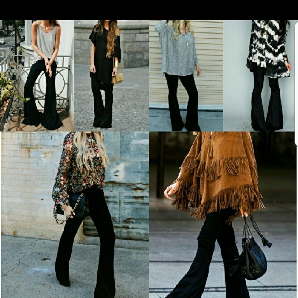 🌝 Ultra comfy  Brushed Jersey Flares - Picture 2 of 3