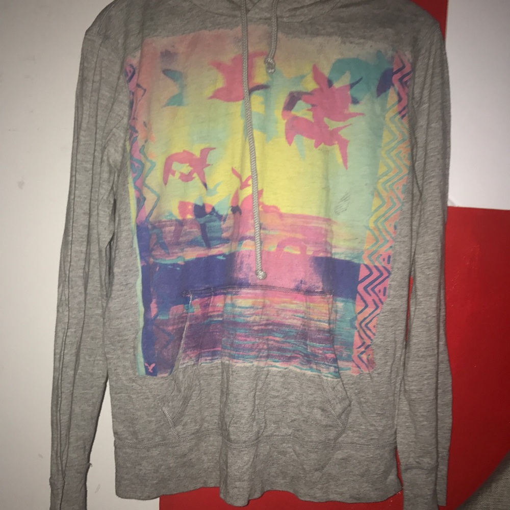 American Eagle tropical hoodie